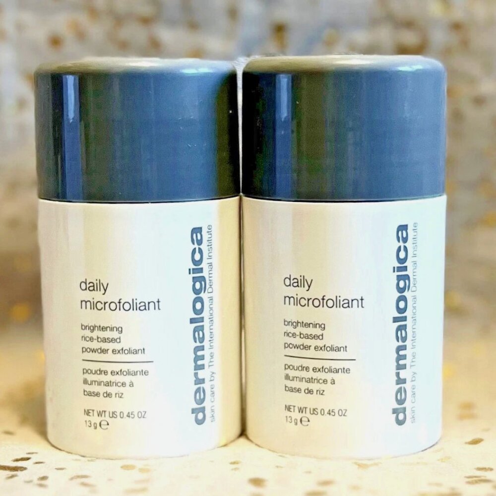 2x~Dermalogica~Daily Microfoliant~0.45oz / 13g each~Travel Size~NWOB~